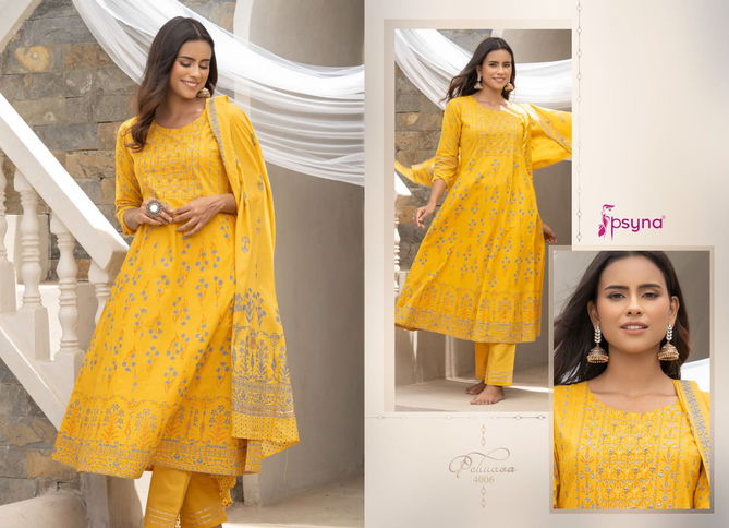 Pehnava 4 Psyna Function Wear Wholesale Readymade Suits Catalog